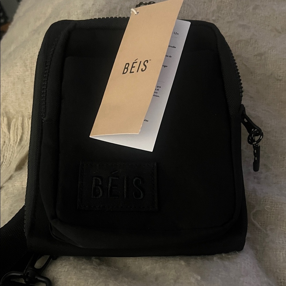 BEIS Black Travel Bag
